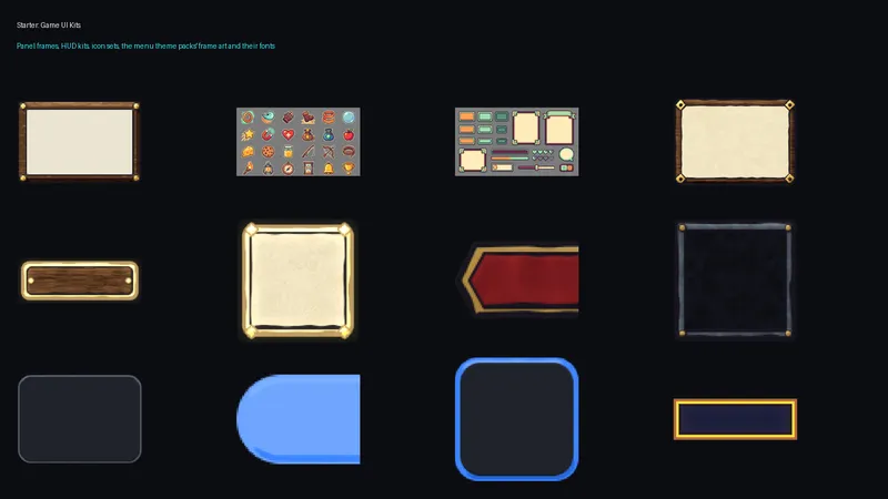 Game UI Kits