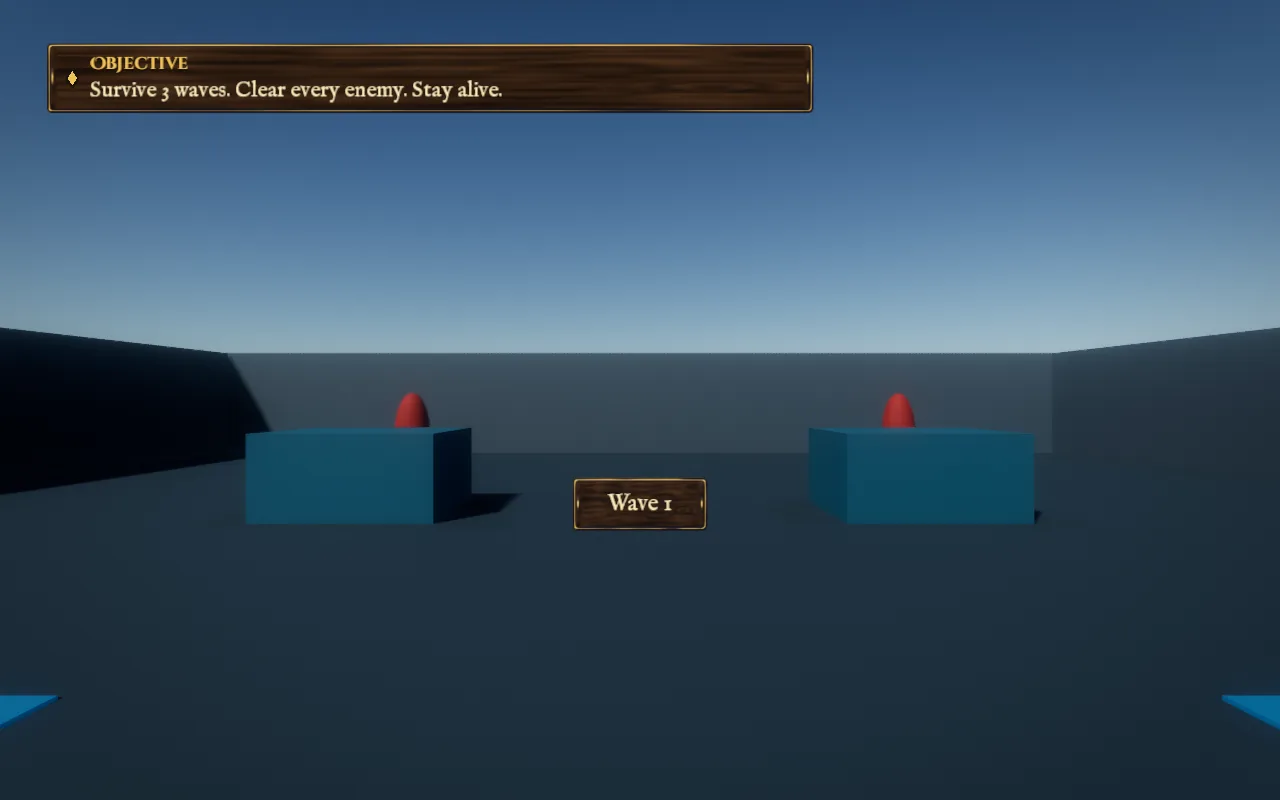 An exported game running on Linux