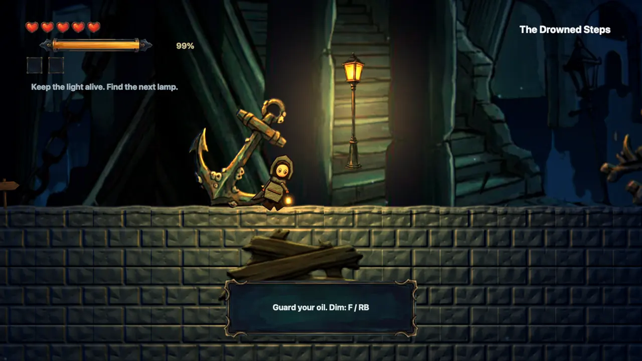 The Drowned Steps, polished