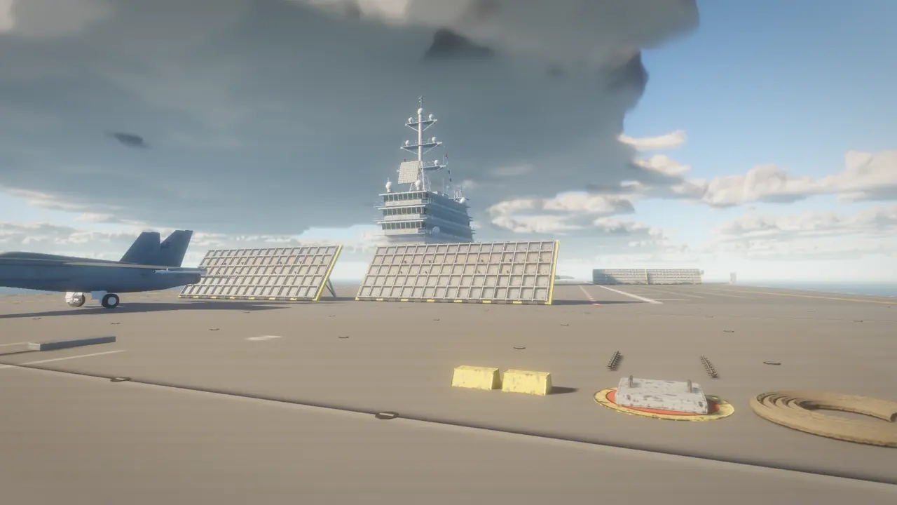 The carrier deck, round 1