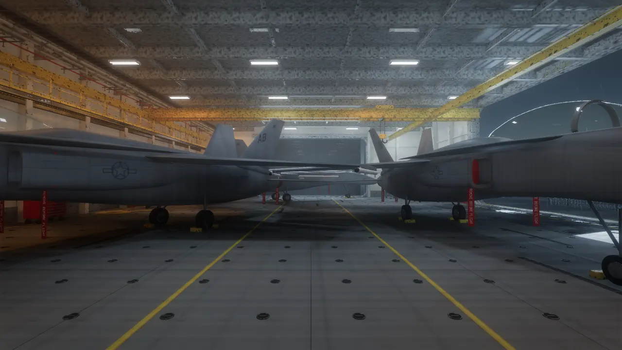 The hangar deck, round 1